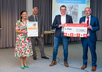 Preisverleihung Gründerpreis Nordwest 2020